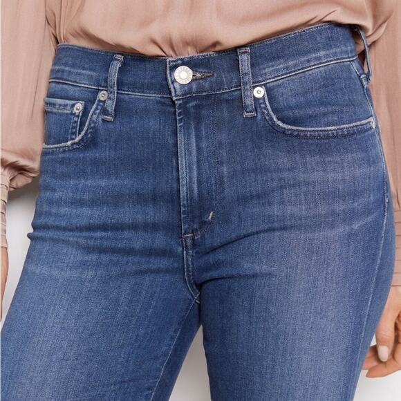 AGOLDE Sophie Cropped Raw Hem Skinny Jeans Size 27 - Picture 2 of 14